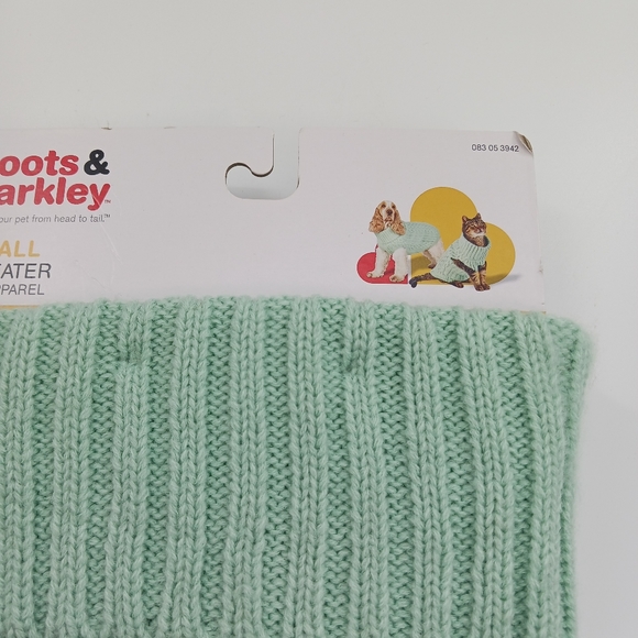 Boots & Barkley Pet Sweater Cable Knit Turtleneck Sweater Dogs Cats Size S - Picture 4 of 7